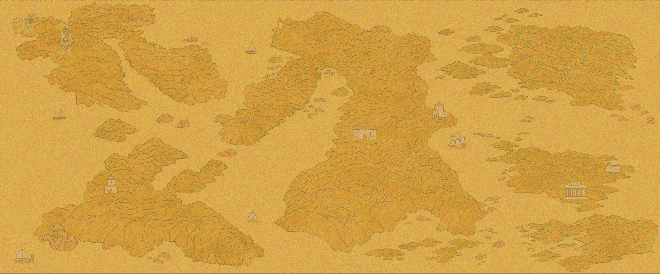 Map Old Style Dark